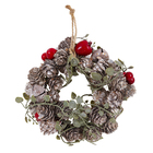 Enfeite para Árvore de Natal Guirlanda Colorido 1 Peça 15x15x5cm Cromus