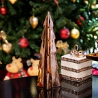 Enfeite Árvore Natal Cerâmica 7 5x7 5x23 Cm D'rossi