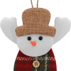 Enfeite Árvore Natal Pendente Boneco De Neve 1 Peça 17cm