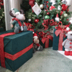 Enfeite Boneca Rena Tecido Marrom 34x22x22cm Cromus