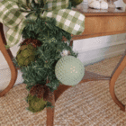 Enfeite Boneco Noel Tecido Bege 35x20x10cm Cromus