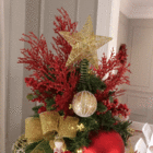 Enfeite Boneco Noel Plástico Vermelho 35x21x13cm Cromus