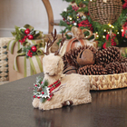 Enfeite Boneco Rena Plástico Marrom 27x12x24cm Cromus