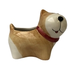 Enfeite Cachepô Cachorro 16 Cm