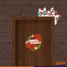 Enfeite Canto De Porta Decoração De Natal Papais Noéis Na Nev