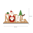 Enfeite Centro De Mesa Ceia De Natal Placa Decorativa - Wp Co