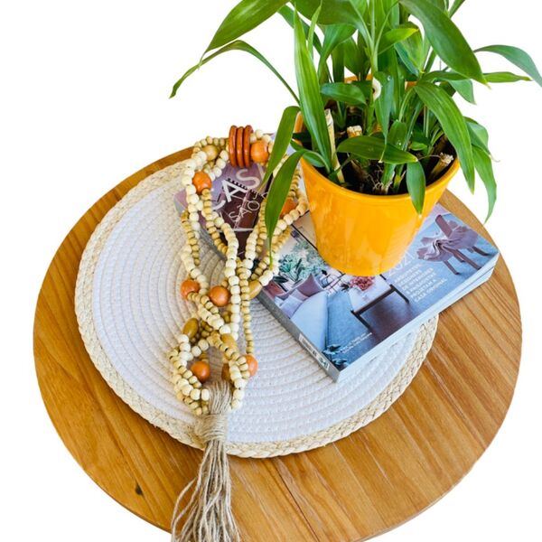 Enfeite Colar Decorativo De Mesa Clara