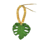 Enfeite Colar Folha Verde