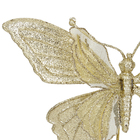 Enfeite Cordão de Led Tecido Ouro Velho 24x25x7cm Cromus