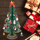 Enfeite De Madeira Arvore De Natal 24,5 Cm