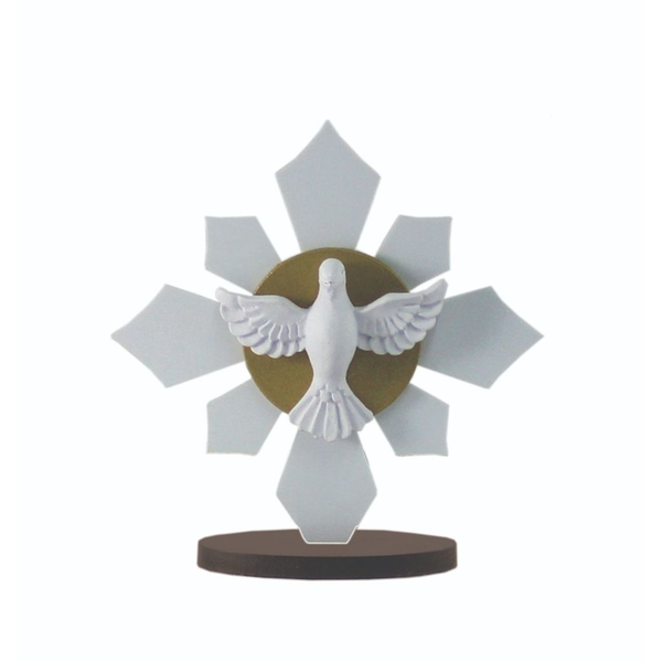 Enfeite De Mesa Recortado Espírito Santo 11,5 X 12cm Zenir Di