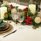 Enfeite de Natal Estrela Texturizada Vermelho 5x14x14cm Cromus