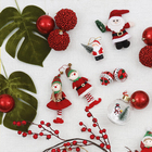 Enfeite de Natal Folha Verde 45x20x1cm Cromus