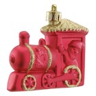 Enfeite de Natal Guizo Dourado e Branco 12x6x6cm Cromus