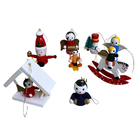 Enfeite De Natal Madeira Arvore De Natal Natalino Boneco Ping