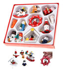 Enfeite De Natal Natalino Madeira Arvore De Natal Pingente De