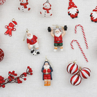 Enfeite de Natal Noel Colorido 13x9x4cm Cromus