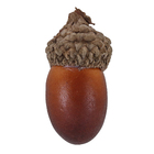 Enfeite de Natal Nozes e Pinhas Marrom 4x2cm Cromus