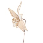 Enfeite de Natal Pinheiro Marrom e Vermelho 7x6x1cm Cromus