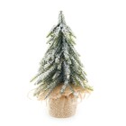 Enfeite de Natal Pinheiro Nevado Verde 20x10cm Cromus