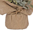 Enfeite de Natal Tecido Dourado 2x10x14cm Cromus