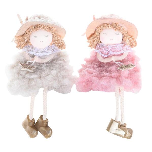 Enfeite De Pendurar 2 Meninas 14x08x04cm 1113514