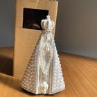 Enfeite Decorativo Imagem Santa Nossa Senhora Com Pérola Bran