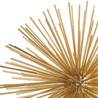 Enfeite Decorativo "ouriço" Em Metal Dourado 26x26 Cm - D'ros