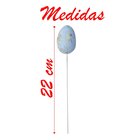 Enfeite Decorativo Ovo De Páscoa 12 Unidades Com Haste