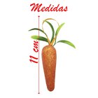 Enfeite Decorativo Páscoa 11 Cenouras Pendentes Isopor