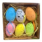 Enfeite Decorativo Páscoa 18 Ovos Pendentes Coloridos