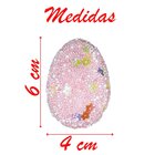 Enfeite Decorativo Páscoa 30 Ovos Pendentes Coloridos