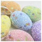 Enfeite Decorativo Páscoa 30 Ovos Pendentes Coloridos