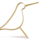 Enfeite Decorativo "pássaro" Em Metal Dourado 19x7 Cm - D'ros
