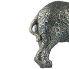 Enfeite Elefante L'hermitage Adorno Em Poliresina Azul 28645