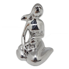 Enfeite Estátua Mãe E Filho Em Porcelana Amor E Ternura Pta