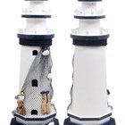 Enfeite Farol Marítimo Decoração Casa Náutica Mar Praia 50cm