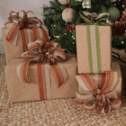 Enfeite Fita Tecido Cobre 0x6,3x914cm Cromus