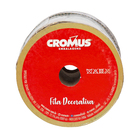 Enfeite Fita Tecido Verde 0x6,3x914cm Cromus