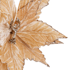 Enfeite Flor Tecido Bege 30x24x24cm Cromus