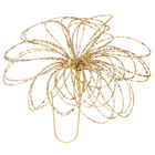 Enfeite Flor Metal Ouro Velho 43x37x2cm Cromus