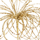 Enfeite Flor Metal Ouro Velho 43x37x2cm Cromus