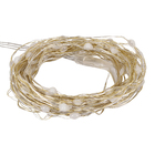 Enfeite Flor Metal Prata 1x1x1000cm Cromus