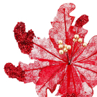 Enfeite Flor Tecido Vermelho 50x25x25cm Cromus