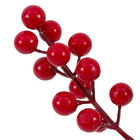 Enfeite Galho Plástico Vermelho 42x15x4cm Cromus