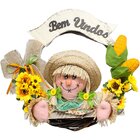 Enfeite Guirlanda Espantalhos Caipira Decoração Festa Junina