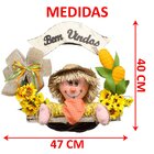 Enfeite Guirlanda Espantalhos Caipira Decoração Festa Junina