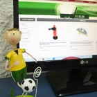 Enfeite Mesa Porta Recado Boneco Jogador Brasileiro Decoracao