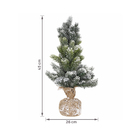 Enfeite Mini Árvore Plástico Verde 45x26x26cm Cromus