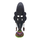 Enfeite Moda Africana Estatueta Busto Africano 25cm